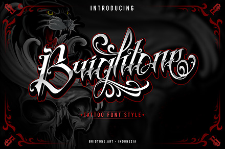 Kingside | Tattoo Style | Script Fonts ~ Creative Market