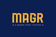 Magr Sport Font, a Sans Serif Font by Locomotype