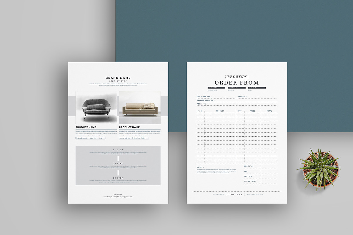 Line Sheet Template I Canva/InDesign, a Brochure Template by obayes (Photo 10 of 11)