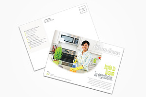 Cleaning Company Postcard