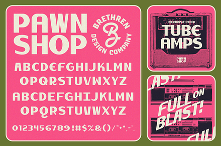 Pawn Shop Display Font