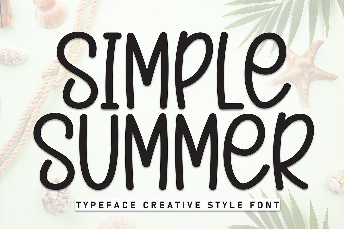 Simple Summer | Script Font, a Script Font by Scratchones (Photo 1 of 8)