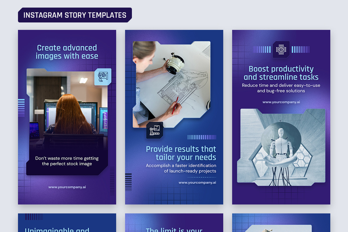 Artificial Intelligence Kit, a Social Media Template by Brandify Studio (Photo 7 of 7)