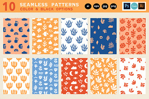 303 Modern Flora Shapes And Patterns