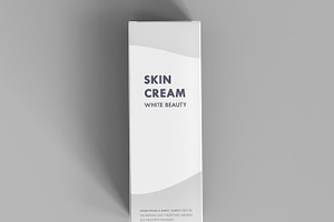 Paper Box Mockup For Beauty Product