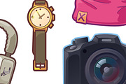 Set of Clothes and Accessories, an Object Graphic by LEKS illustrations (Thumbnail 2 of 3)