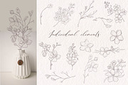 Cherry blossom cliparts and patterns, an Illustration by TatiArti (Thumbnail 7 of 12)