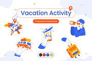 Vacation Activity, an Object Illustration by Loin Studio (Thumbnail 1 of 3)