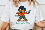 Cool Hip Hop Duck Digital PNG, an Illustration by DreamCafeArt (Thumbnail 3 of 7)