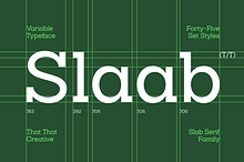 Slaab Font Family 45 Styles