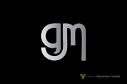 GM Modern Silhouette Logo, a Branding & Logo Template by Vectorium Studio (Thumbnail 4 of 8)