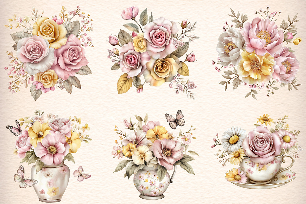 whimsical mothers day flowers, an Illustration by GatewayDesign (Photo 4 of 9)