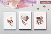 Magic symbols, a Pattern Graphic by emeraldthue (Thumbnail 4 of 6)