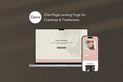Minimalist Canva Portfolio Website, a Landing Page Template by batang (Thumbnail 3 of 5)