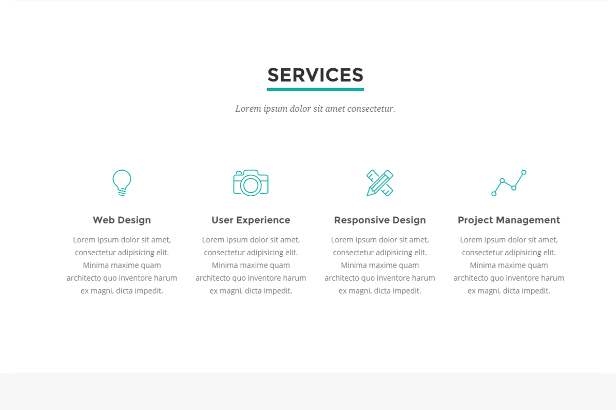 Flatfy - Responsive Resume / CV, a Bootstrap Template by Linewp (Photo 2 of 4)