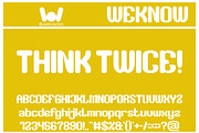 Thinker Mind font, a Font by weknow (Thumbnail 2 of 8)