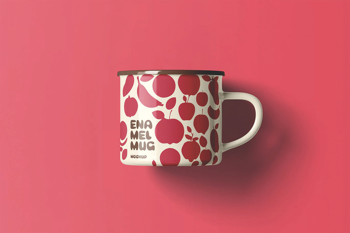 Enamel Mug Mockup, a Cups & Container Mockup by DesignRushMarket (Photo 2 of 13)