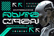 Autocron Futuristic Font, a Font by PutraCetol Studio (Thumbnail 1 of 5)