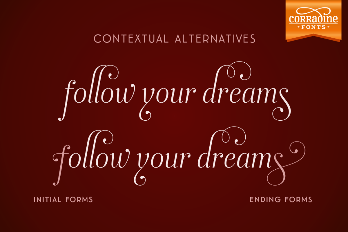 Mussica Italic, a Serif Font by Corradine Fonts (Photo 9 of 12)