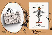 Halloween party vector cute graphics, an Object Illustration by Yuliya Derbisheva (Thumbnail 5 of 13)