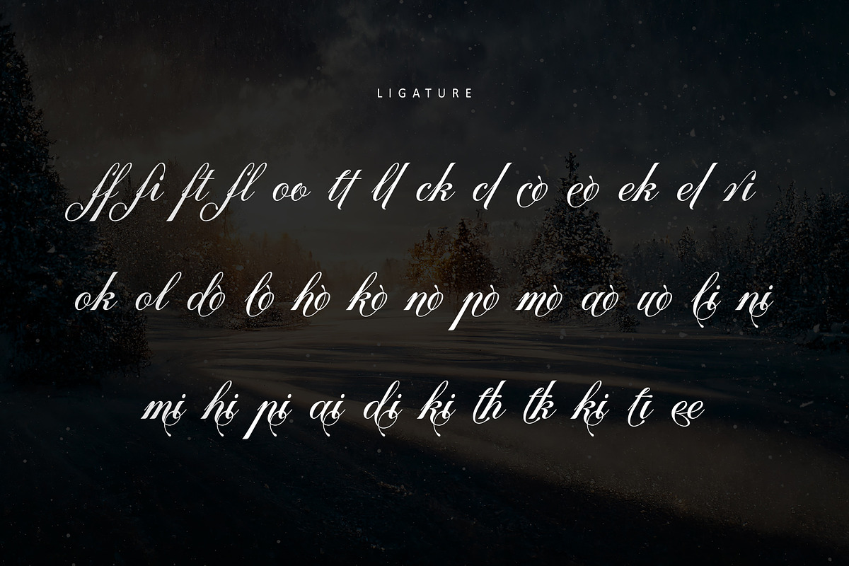 Christmas Angely, a Script Font by Letterara (Photo 13 of 14)