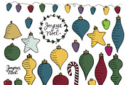 40 Holiday Vector Ornaments, an Illustration by Foxtail Pine Studio (Thumbnail 4 of 4)