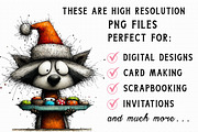 Whimsical Christmas Woodland Friends, an Illustration by Libby Wishes (Thumbnail 4 of 8)