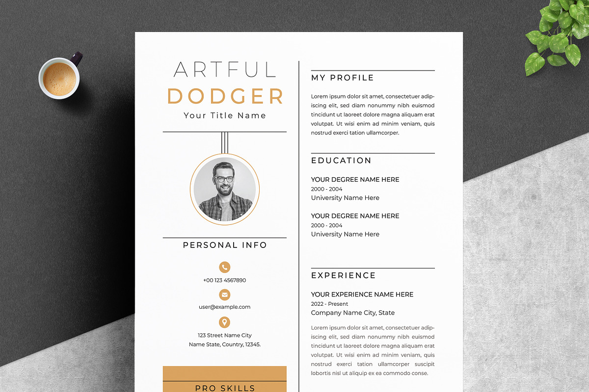 Business Professional Resume Layout, a Resume Template by ResumeInventor (Photo 1 of 5)
