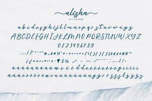 Alisha - Sweet Calligraphy Font