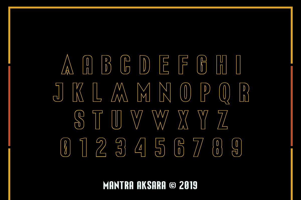 Lampau Font preview 5