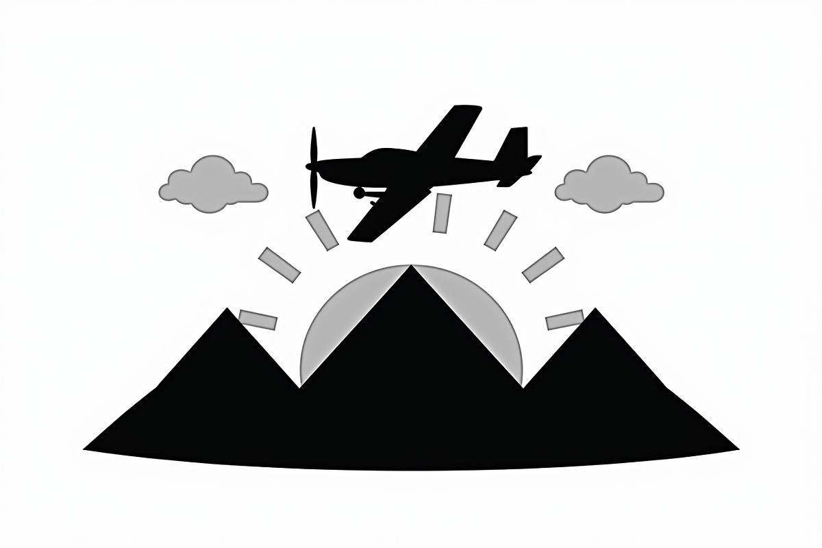 Adventure Plane Mountain Bundle, an Illustration by hafijul (Photo 2 of 9)