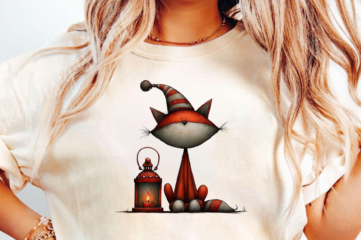 Whimsical Christmas Clipart, an Illustration by DreamCafeArt (Photo 6 of 6)