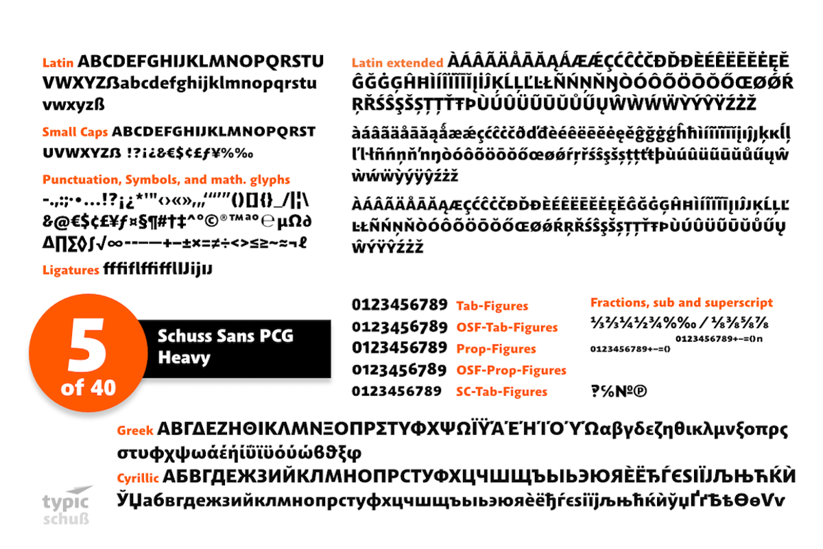 SchussSansPCGHeavy No.05 (1 Font) preview 3