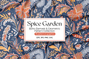 Boho Damask & Geometric Patterns, a Pattern Graphic by Sonulkaster (Thumbnail 1 of 10)