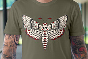 Death Head Moth Design, an Education Illustration by BAD TASTE (Thumbnail 4 of 4)