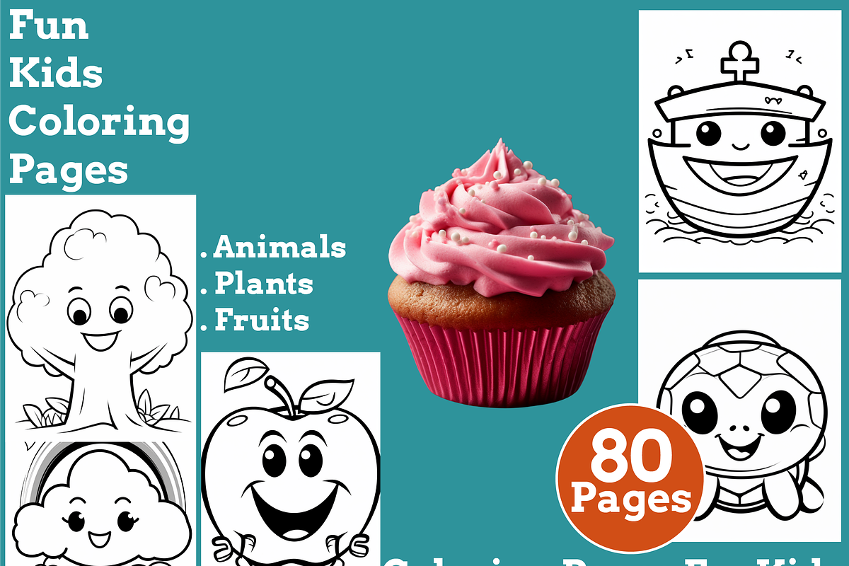 Fun Kids Coloring Pages, an Illustration by martinblan (Photo 1 of 4)