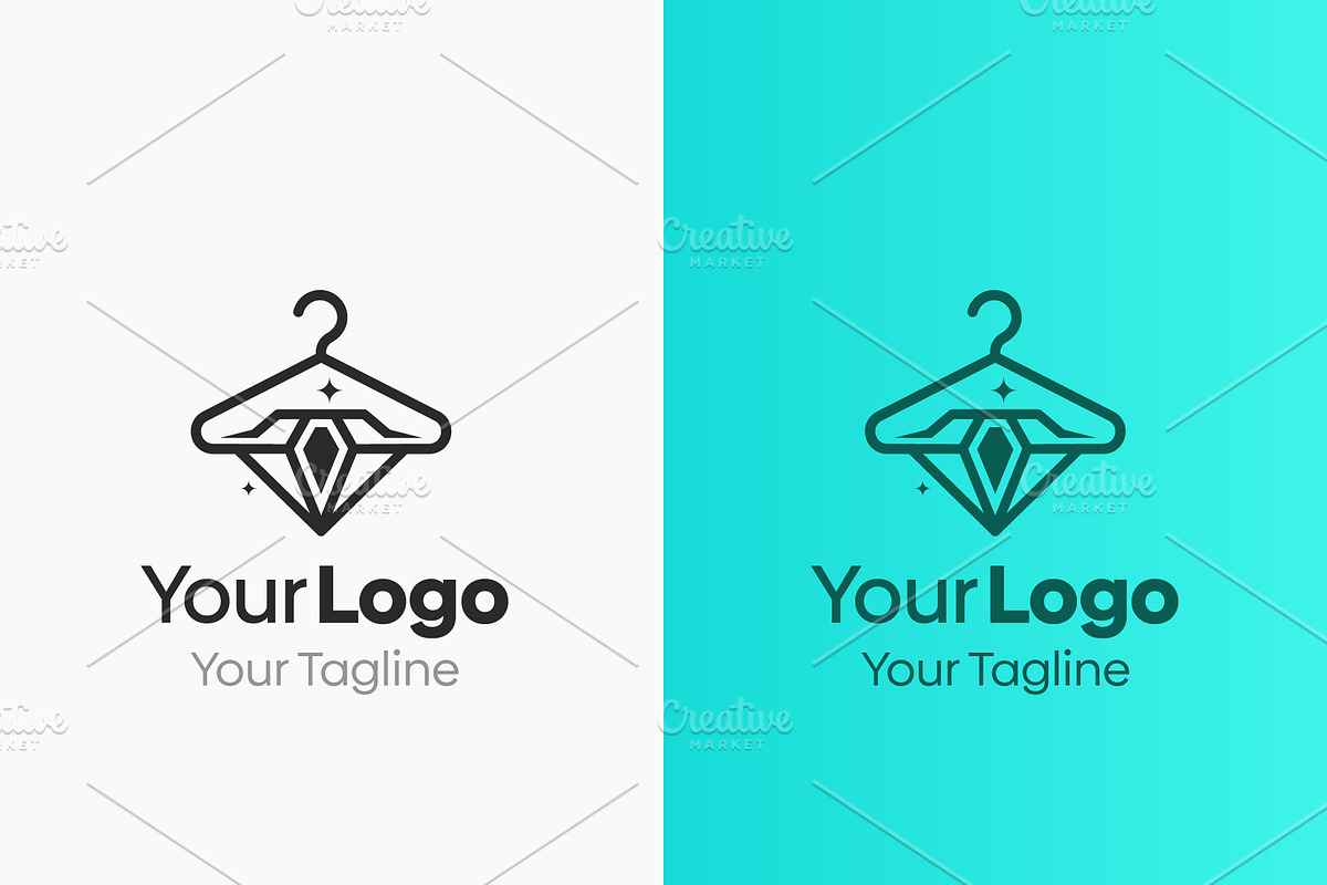 Gemstone Wear Logo Template, a Branding & Logo Template by Grapixy (Photo 3 of 3)