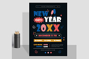 New Year Celebration Flyer, a Flyer Template by ContestDesign (Thumbnail 2 of 3)