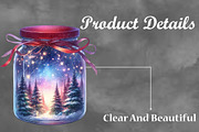 Christmas Mason Jar Sublimation, a Seasonal Illustration by Craft Nest (Thumbnail 3 of 5)