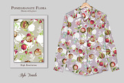 Pomegranate Flora Prints & Patterns, a Pattern Graphic by GND ART STUDIO (Thumbnail 6 of 8)