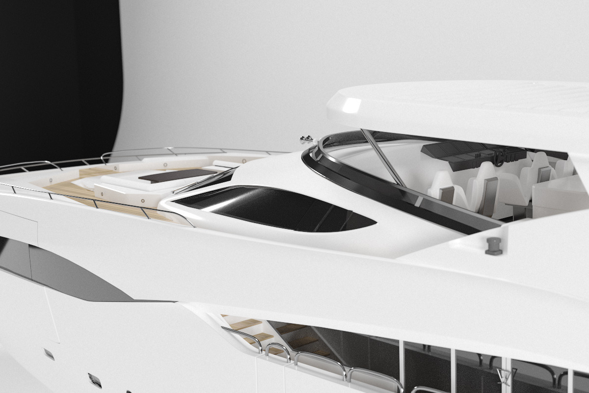 Sunseeker Predator 130 superyacht, a Cars & Vehicle 3D Model by arapps3d (Photo 6 of 21)