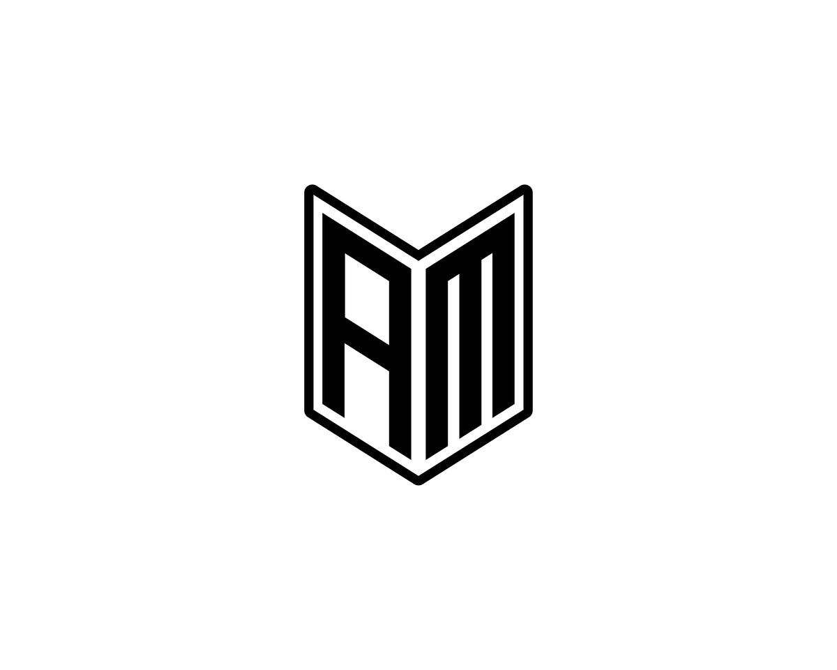 AM Logo design vector template, a Branding & Logo Template by xcoolee