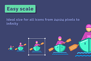 Emotion of sports games icons set, an Emoji Icon by Amazing Custom Icons (Thumbnail 6 of 6)