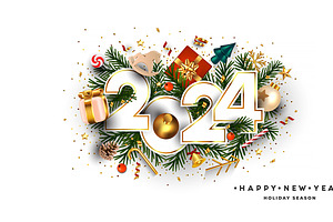 Happy New Year 2024 Numbers