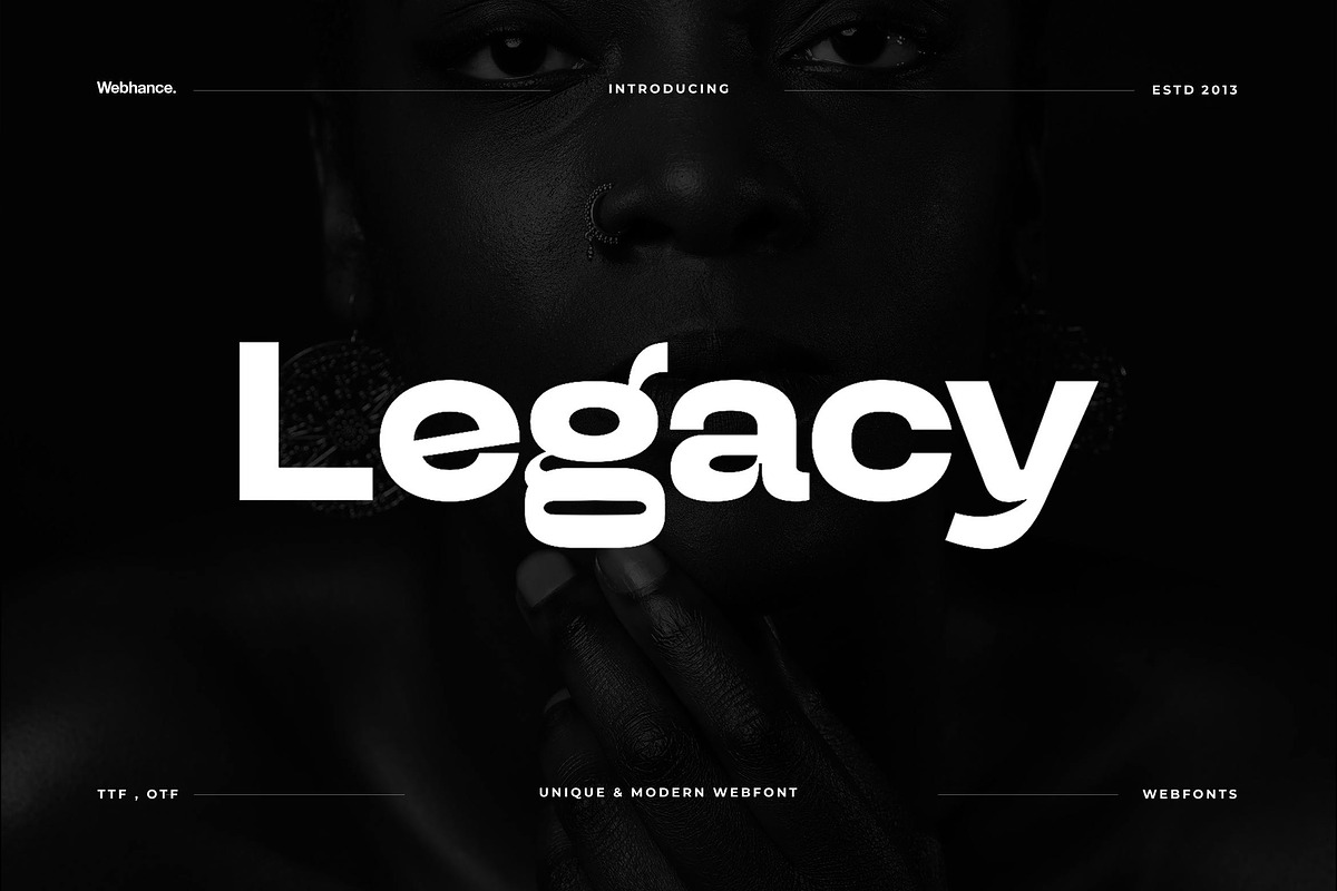 Legacy - Unique Sans-Serif font, a Sans Serif Font by Webhance Studio (Photo 2 of 13)