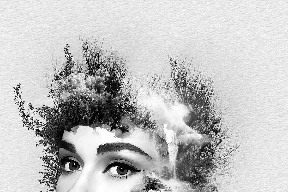 Surreal Double Exposure Photo Effect, a Brushes & More by MRI STUDIO (Photo 8 of 19)