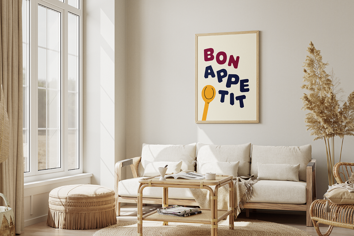 Kitchen Poster Wall Art Design Print, an Object Graphic by digitalsbydepi (Photo 4 of 8)