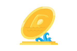 Awards cup icon. Trophy symbol, an Object Illustration by Things for designers