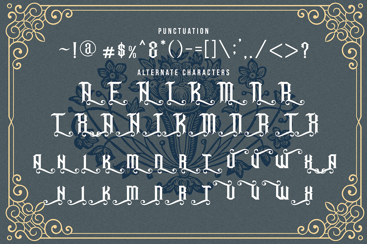 Bonwick Weaver - Victorian Font, a Blackletter Font by StringLabs (Photo 6 of 7)