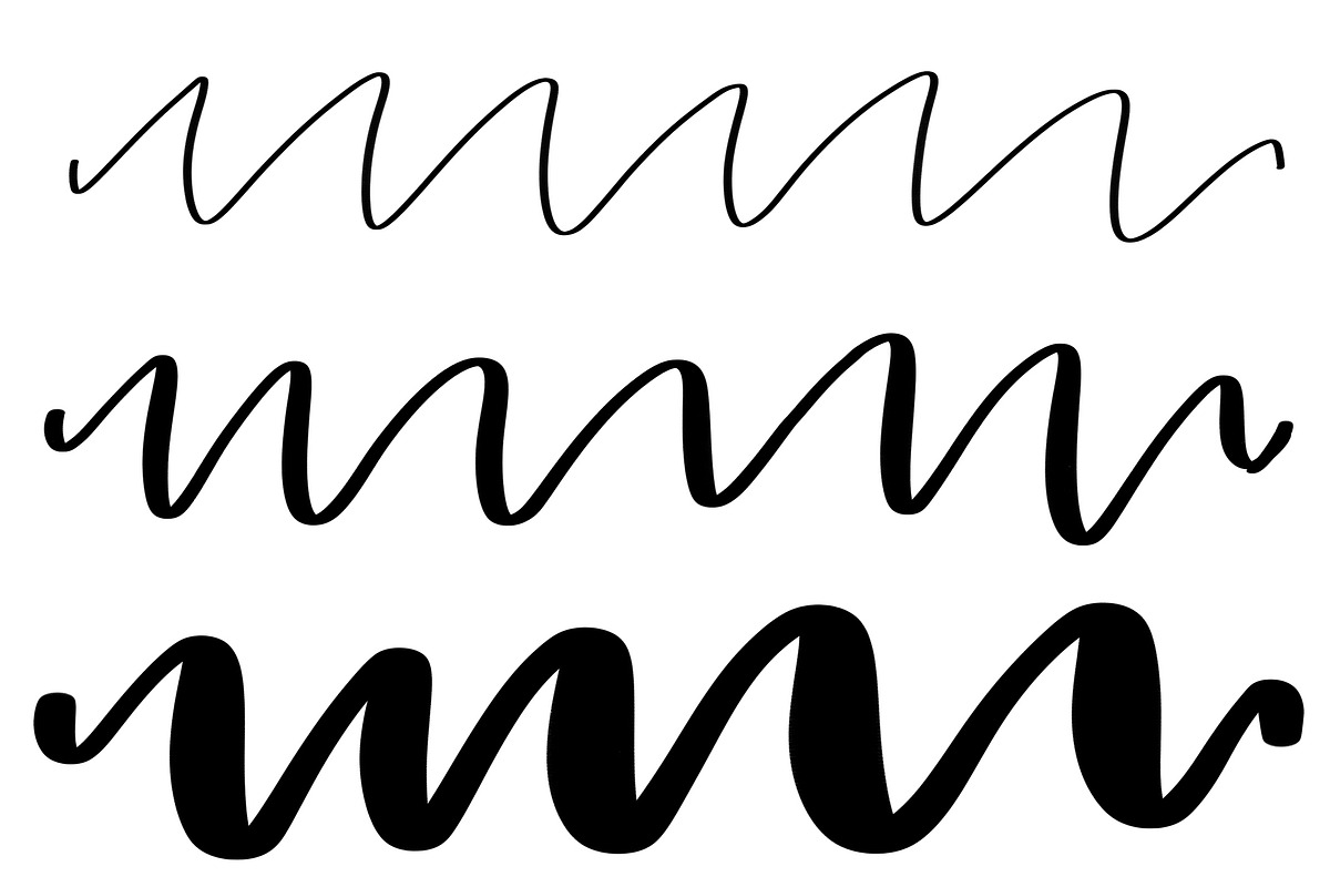 Honey Procreate Lettering Brush, a Brush Add-On by Blue Strawberry Studio (Photo 4 of 6)